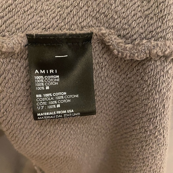 AMIRI Logo Crewneck Sweatshirt - Picture 3 of 3